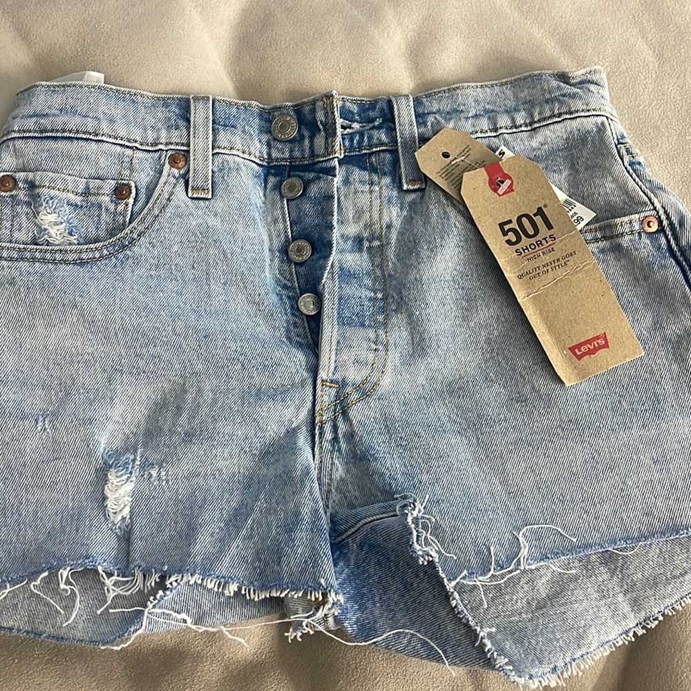 Brand new Levi 501 Jean shorts